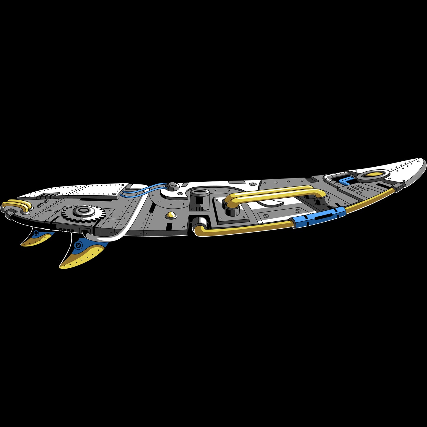 Surfboard Steampunk