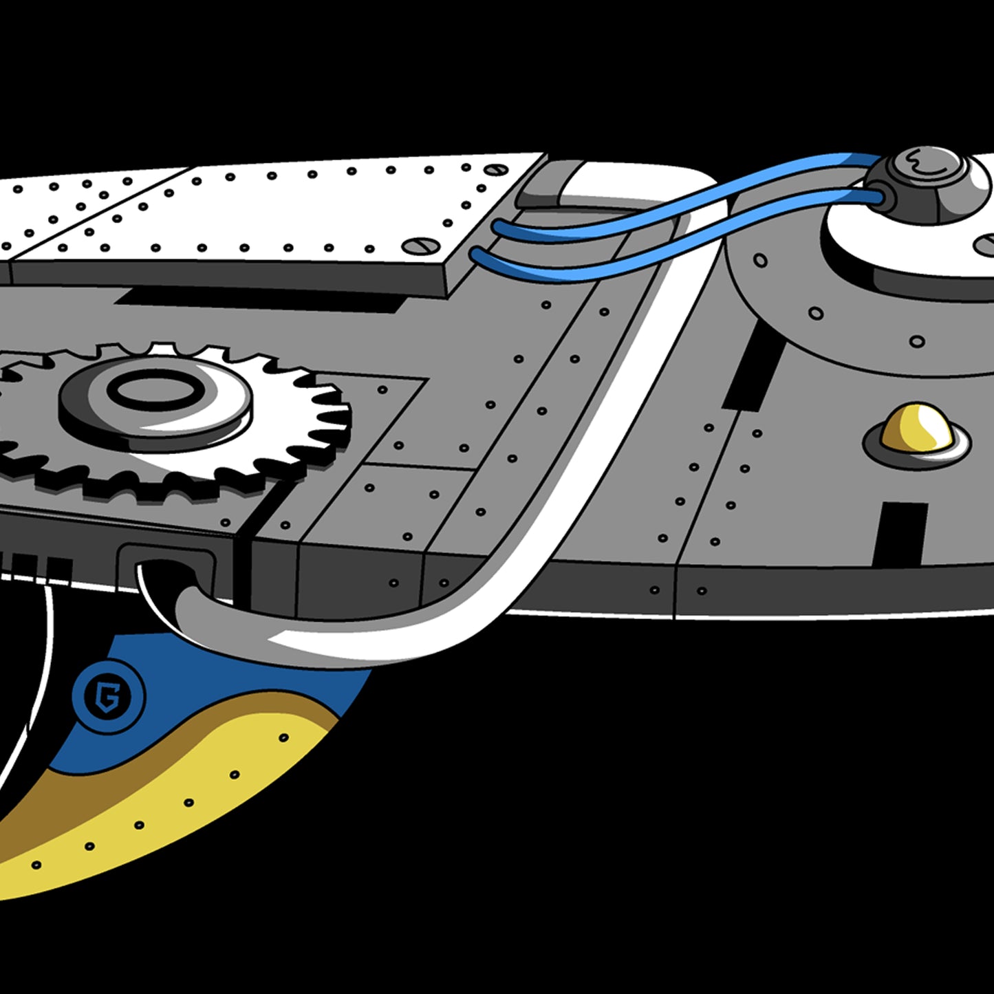 Surfboard Steampunk